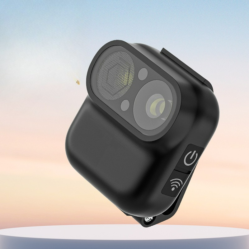Fish Finder Battery - 高輝度ヘッドランプ、カメラ型、防水、充電式、長いバッテリー寿命、屋外用ヘッドマウントフィッシングセンサーライト