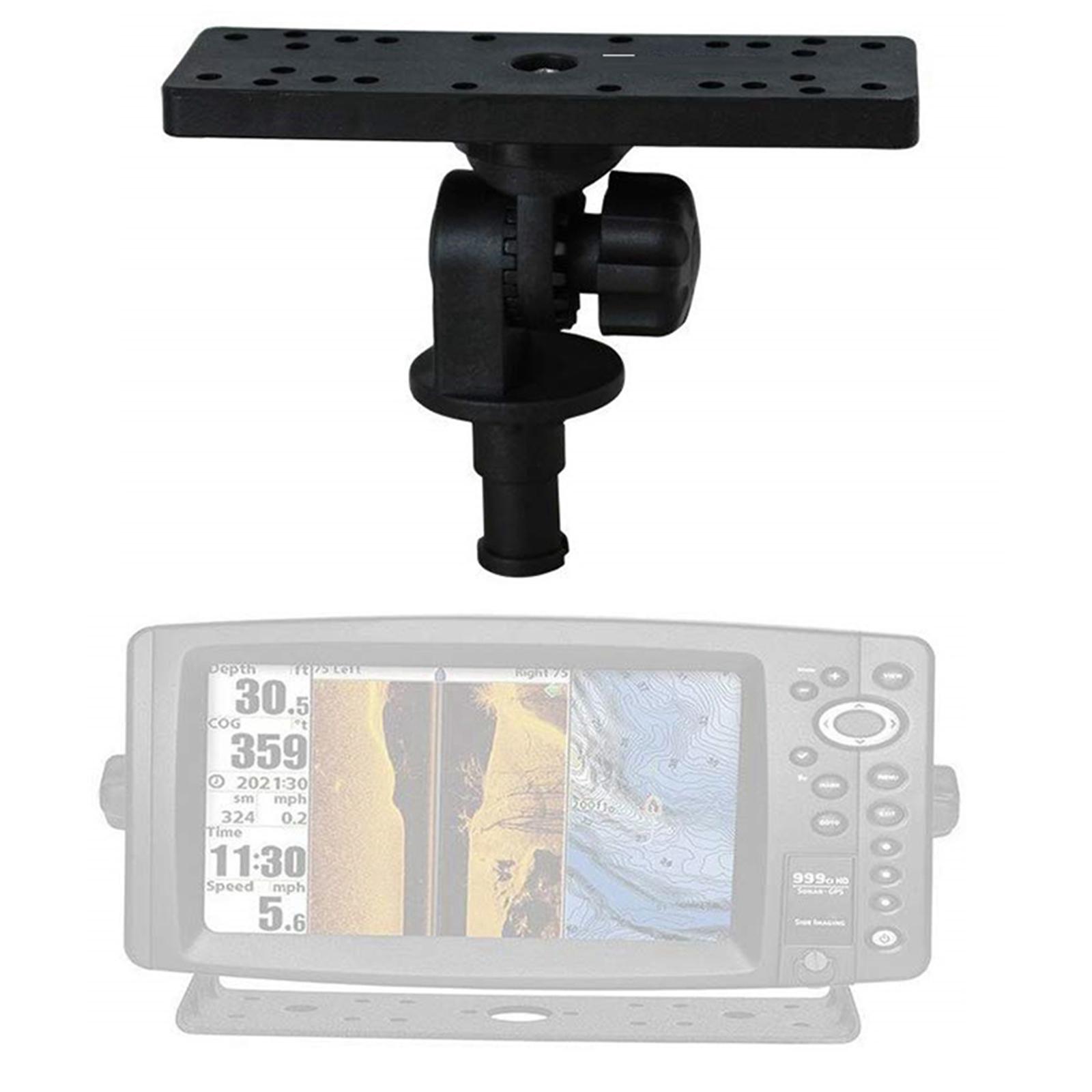 Fish Finder Mount - ユニバーサルマリン魚群探知機マウントホルダーベース取り付けプレート360度
