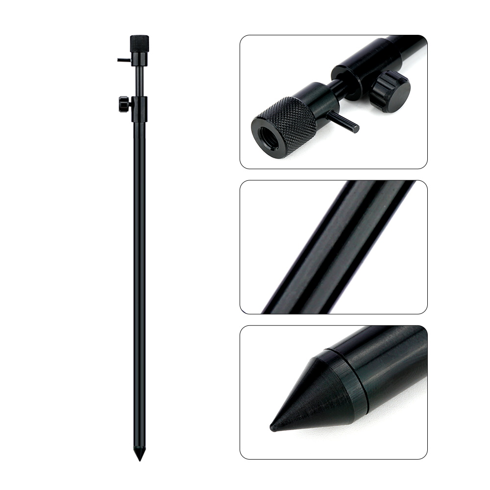 Fish Alarm - Hirisi アルミ製カープフィッシングバンクスティック 25-40cmと40-70cm カープフィッシングロッドポッド用 フィッシングアラーム バズバー