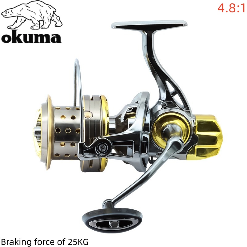 OKUMA 釣り用リール 8000-14000 メタル製 遠 - Abu Garcia Reel Max のレビューと価格