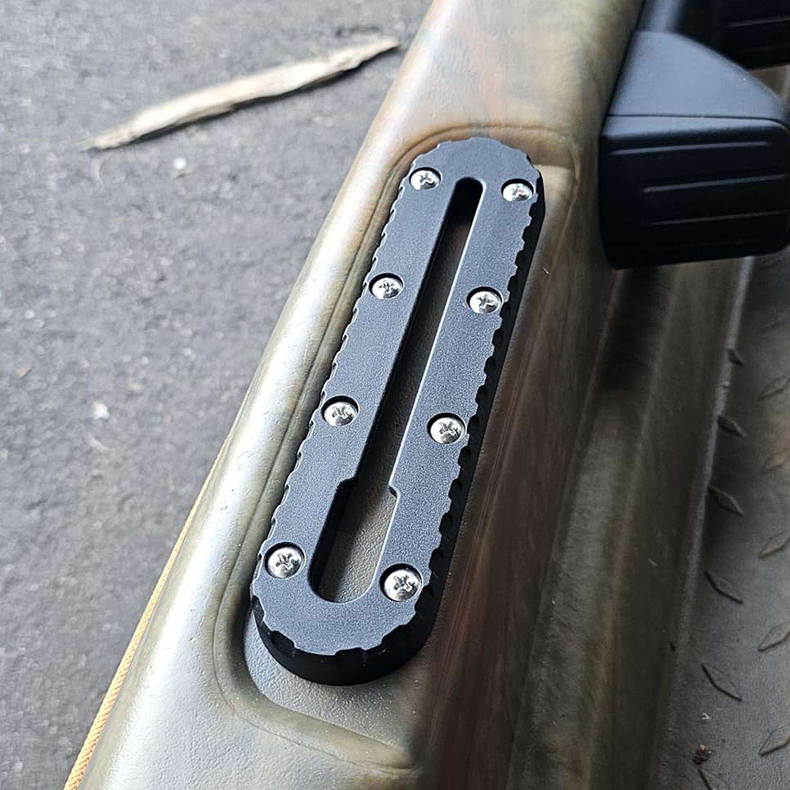 カヤックギアトラック ネジ付き 4 ピース ロープロファイル - Fish Finder Mount のレビューと価格
