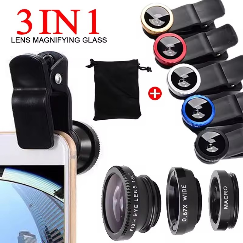3in1魚眼レンズ 0.67倍広角ズームレンズ 魚眼マクロレ - Fishing Camera のレビューと価格