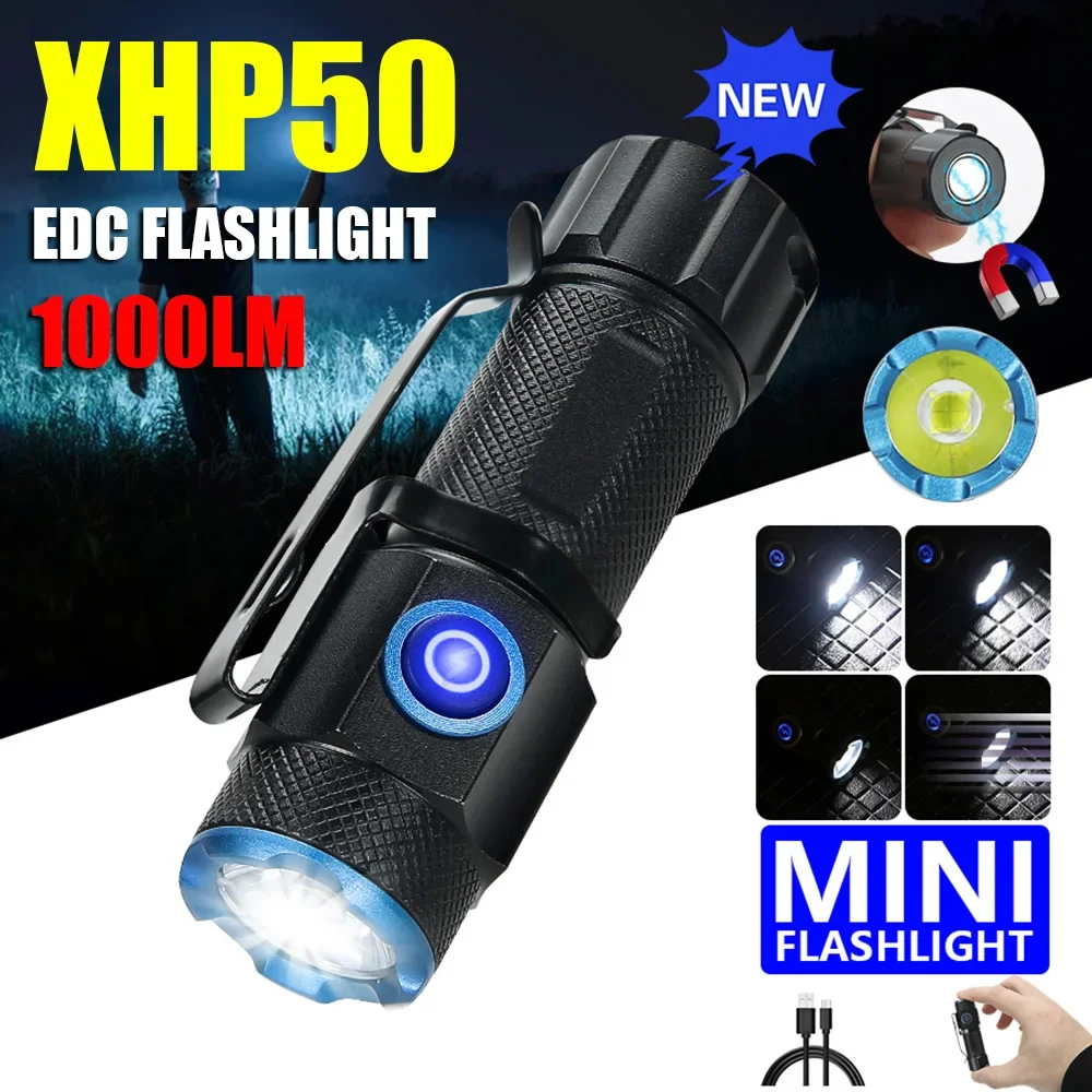 20 ワット超高輝度 P50 LED 懐中電灯ミニ充電式テー - Fish Finder Battery のレビューと価格