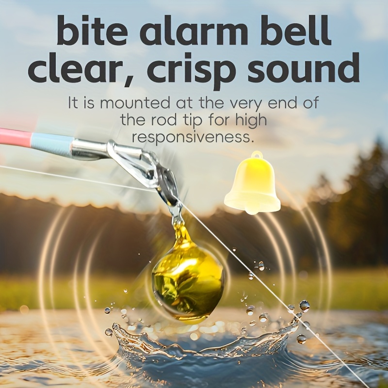 8個の釣り用バイトアラームベル、釣り人向けのポータブル必須釣 - Bite Alarm のレビューと価格