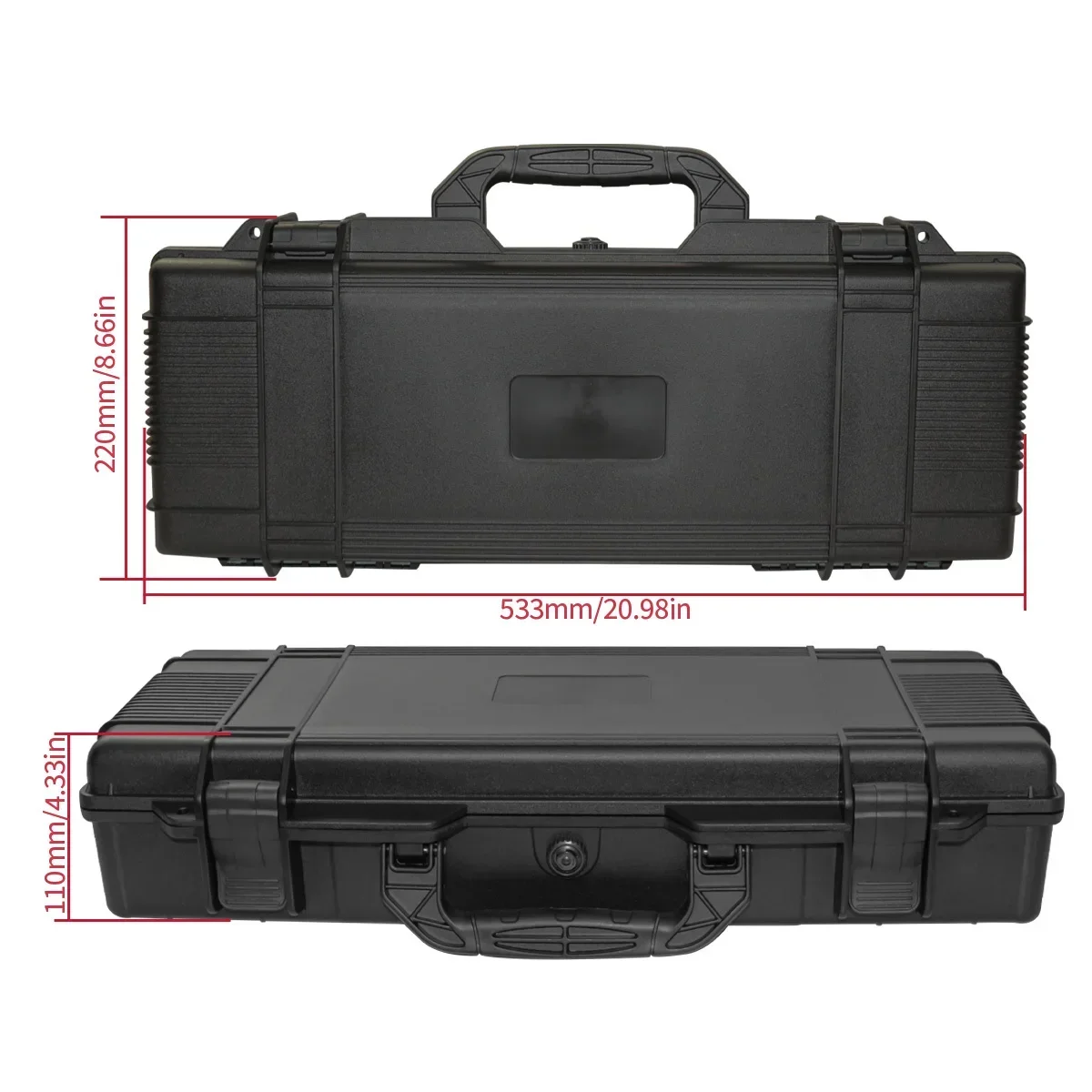 1個入りハードシェルポータブル収納ボックス、フォームインサー - Fish Finder Case のレビューと価格