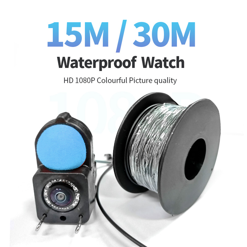 水中釣りカメラ 1080P HD カメラ赤外線ライトポータブ - Fishing Depth Finder のレビューと価格